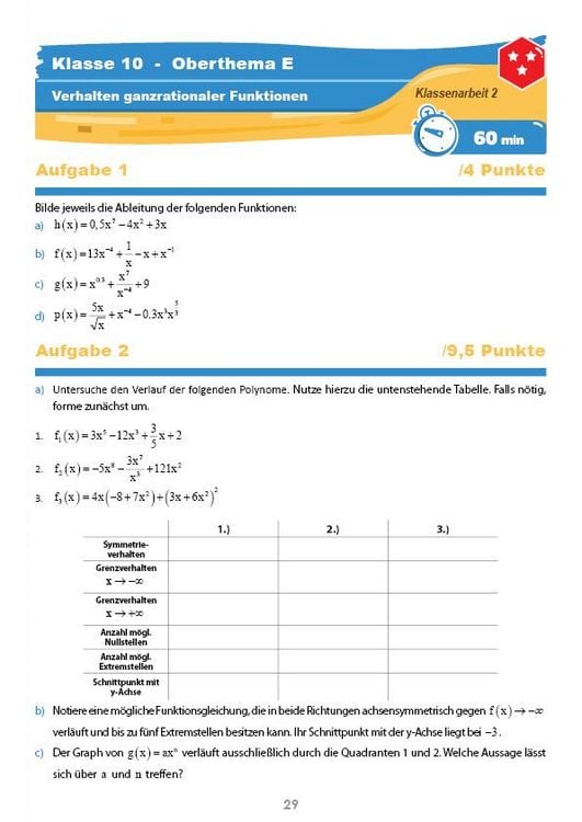 Produktbild: Mathematik Klassenarbeits-Trainer Klasse 10 &ndash; mit Abschlusspr&uuml;fungen &ndash; StrandMathe