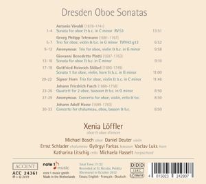 Produktbild: THE OBOE IN DRESDEN Works by Vivaldi,Fasch et al.