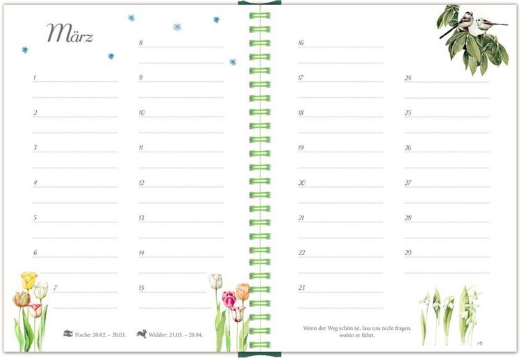 Produktbild: Immerw&auml;hrender Geburtstagskalender