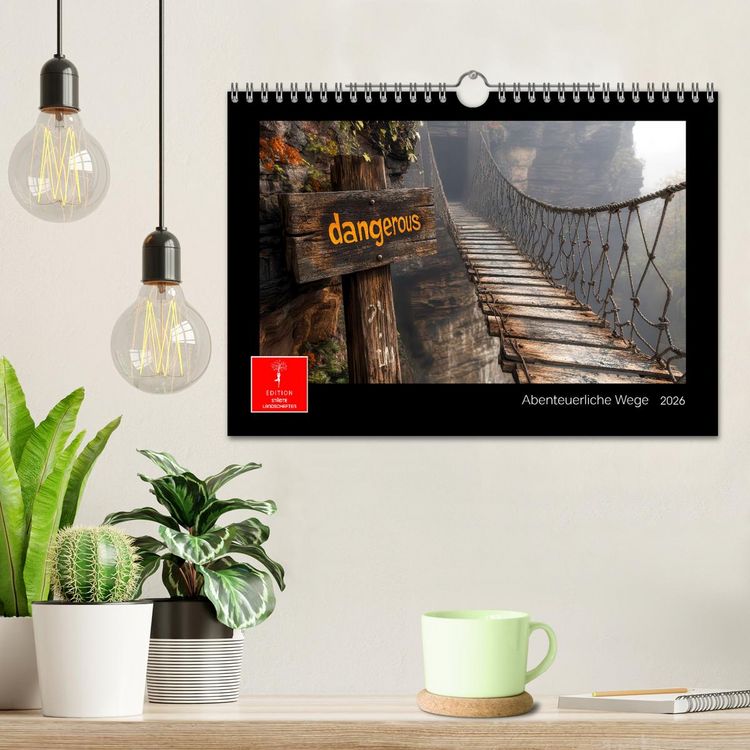 Produktbild: Abenteuerliche Wege (Wandkalender 2026 DIN A4 quer), CALVENDO Monatskalender