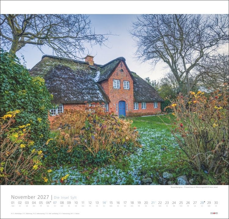 Produktbild: Die Insel Sylt Edition Kalender 2027 - Hans Jessel