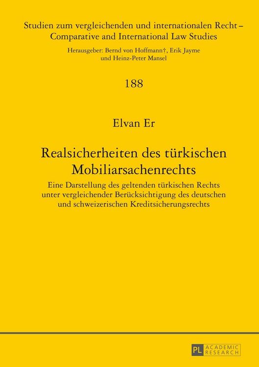 Produktbild: Realsicherheiten des tuerkischen Mobiliarsachenrechts