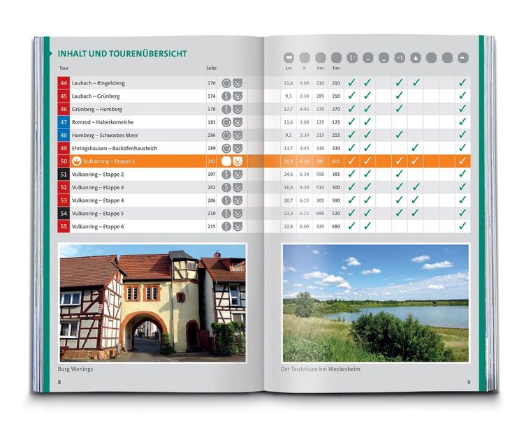 Produktbild: KOMPASS Wanderf&uuml;hrer Vogelsberg-Wetterau, 55 Touren