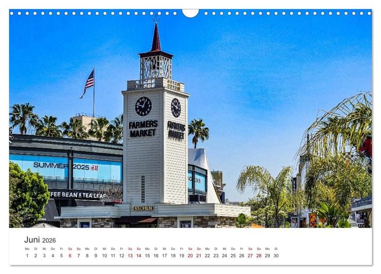 Produktbild: Kalifornien Bilder aus Los Angeles (Wandkalender 2026 DIN A3 quer), CALVENDO Monatskalender
