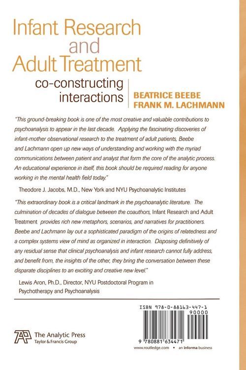 Produktbild: Infant Research and Adult Treatment