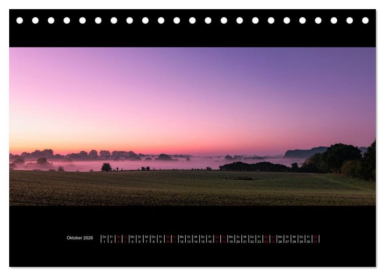 Produktbild: Kreis Ostholstein - Land und Wasser zwischen Sonnenauf- und Sonnenuntergang (Tischkalender 2026 DIN A5 quer), CALVENDO Monatskalender