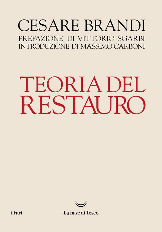 Produktbild: Teoria del restauro