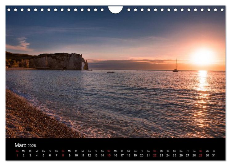 Produktbild: Normandie (Wandkalender 2026 DIN A4 quer), CALVENDO Monatskalender