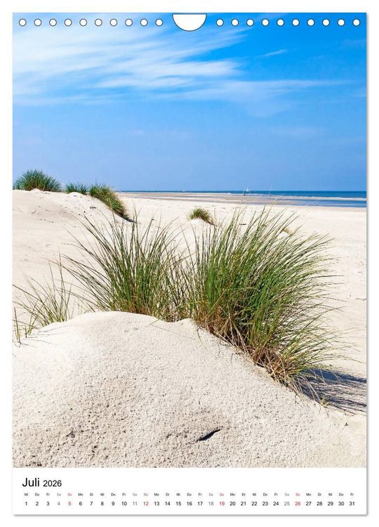 Produktbild: Norderney Inselportrait (Wandkalender 2026 DIN A4 hoch), CALVENDO Monatskalender