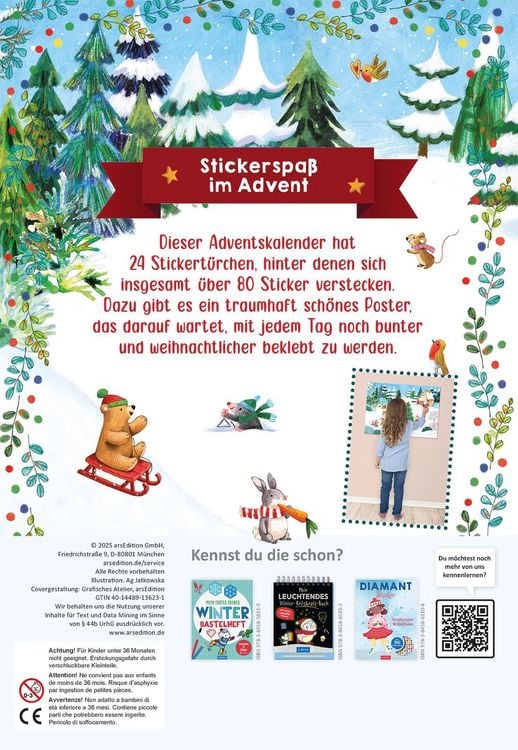Produktbild: Mein Adventskalender mit Stickern