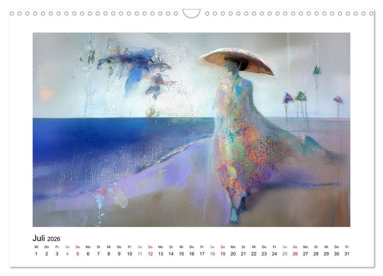 Produktbild: Das blau-violette Jahr (Wandkalender 2026 DIN A3 quer), CALVENDO Monatskalender