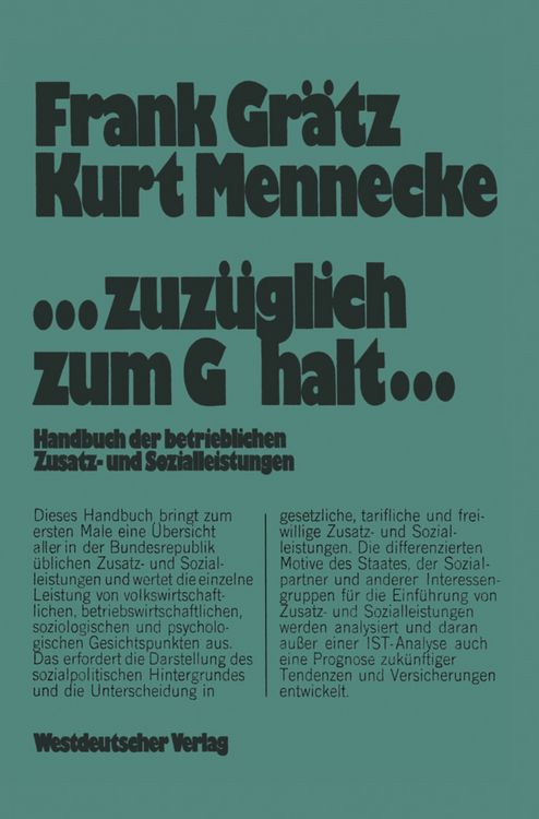 Produktbild: &hellip;zuz&uuml;glich zum Gehalt&hellip;