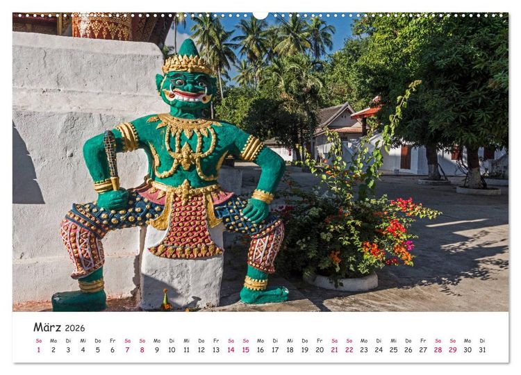 Produktbild: Laos - Im Herzen Indochinas (Wandkalender 2026 DIN A2 quer), CALVENDO Monatskalender