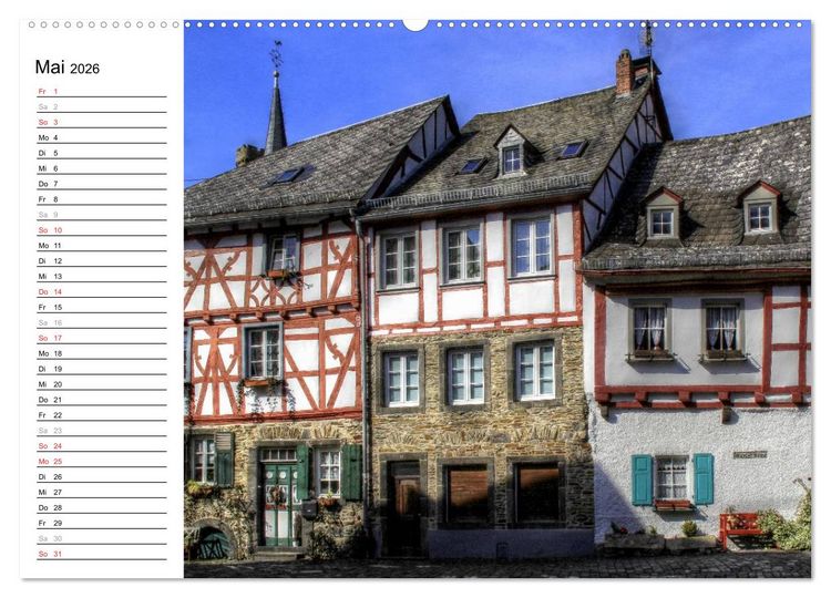 Produktbild: Eine Perle in der Eifel - Monreal (hochwertiger Premium Wandkalender 2026 DIN A2 quer), Kunstdruck in Hochglanz