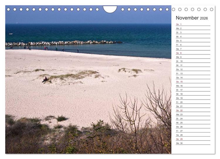 Produktbild: K&uuml;nstlerparadies Ahrenshoop (Wandkalender 2026 DIN A4 quer), CALVENDO Monatskalender