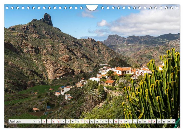 Produktbild: Landschaften der Kanarischen Inseln. (Wandkalender 2026 DIN A4 quer), CALVENDO Monatskalender