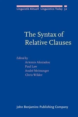 Produktbild: Syntax of Relative Clauses