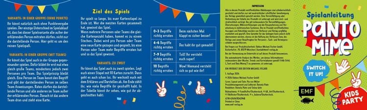 Produktbild: Kartenspiel: Pantomime &ndash; Switch it up! &ndash;&nbsp;Kids-Party