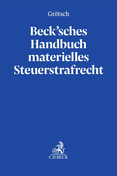 Produktbild: Beck'sches Handbuch zum materiellen Steuerstrafrecht