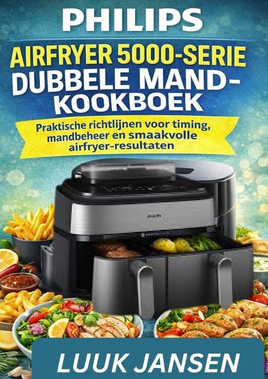 Produktbild: Philips Airfryer 5000-Serie Dubbele Mand-Kookboek