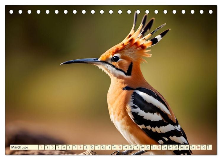 Produktbild: Africa's diverse birdlife (Desk Calendar 2026 DIN A5 landscape), CALVENDO 12 Month DeskCalendar
