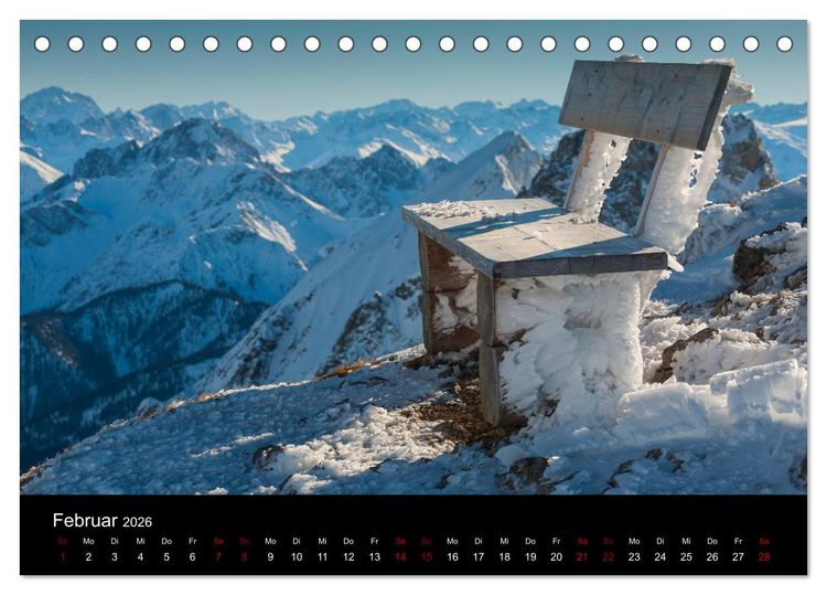 Produktbild: Bayerische Landschaften (Tischkalender 2026 DIN A5 quer), CALVENDO Monatskalender