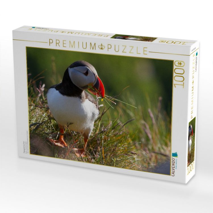 Produktbild: CALVENDO Puzzle Papageientaucher | 1000 Teile Lege-Gr&ouml;&szlig;e 64x48cm Foto-Puzzle f&uuml;r gl&uuml;ckliche Stunden