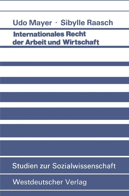 Produktbild: Internationales Recht der Arbeit und Wirtschaft