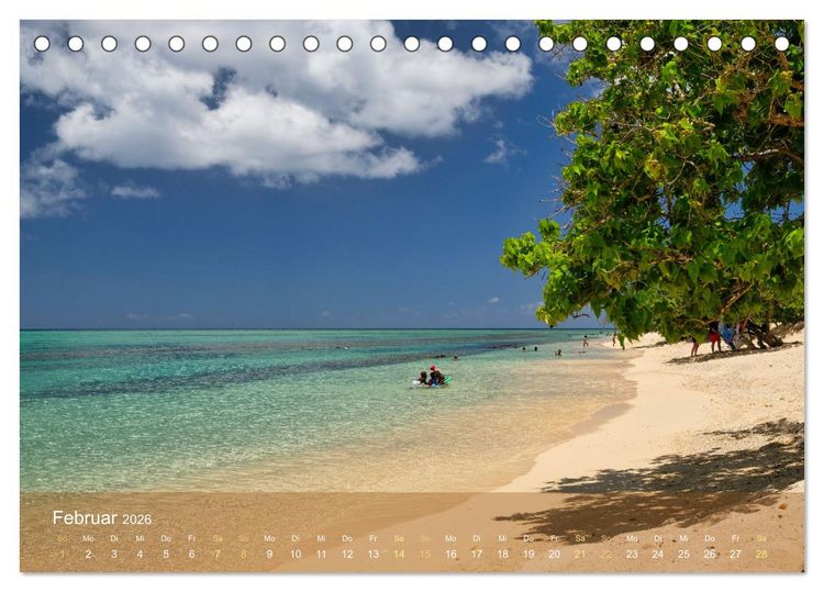 Produktbild: Guadeloupe - Karibische Traumstr&auml;nde (Tischkalender 2026 DIN A5 quer), CALVENDO Monatskalender
