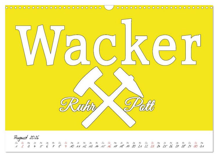Produktbild: Ruhrpott Vokabeln (Wandkalender 2026 DIN A3 quer), CALVENDO Monatskalender