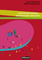 Produktbild: Sprachstand erheben  Spracherwerb erforschen.