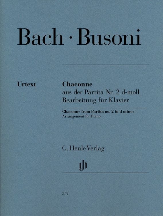 Produktbild: Ferruccio Busoni - Chaconne aus der Partita Nr. 2 d-moll