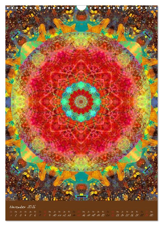 Produktbild: FLORALE MANDALAS (Wandkalender 2026 DIN A3 hoch), CALVENDO Monatskalender