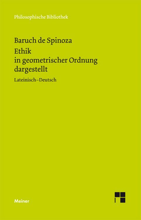 Produktbild: Ethik in geometrischer Ordnung dargestellt