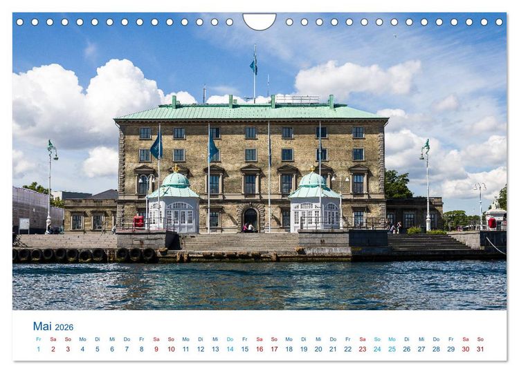 Produktbild: Sch&ouml;nes Kopenhagen (Wandkalender 2026 DIN A4 quer), CALVENDO Monatskalender