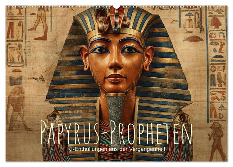 Produktbild: Papyrus-Propheten - KI-Enth&uuml;llungen aus der Vergangenheit (Wandkalender 2026 DIN A2 quer), CALVENDO Monatskalender