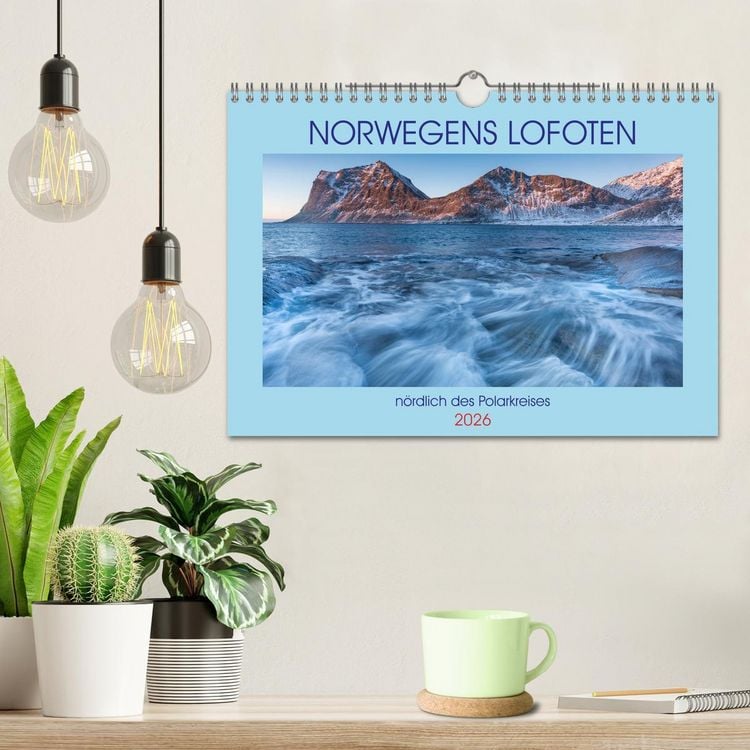 Produktbild: Norwegens Lofoten (Wandkalender 2026 DIN A4 quer), CALVENDO Monatskalender