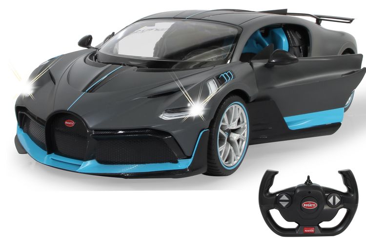 Produktbild: Bugatti Divo 1:14 grau 2,4GHz T&uuml;r manuell