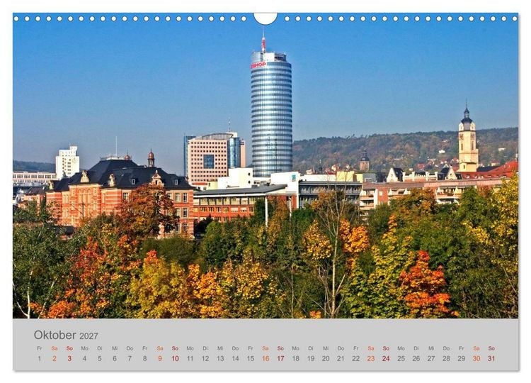 Produktbild: Jena Universit&auml;tstadt an der Saale (Wandkalender 2027 DIN A3 quer), CALVENDO Monatskalender