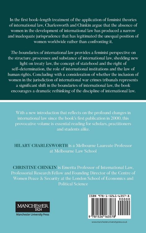 Produktbild: The boundaries of international law