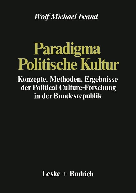 Produktbild: Paradigma Politische Kultur