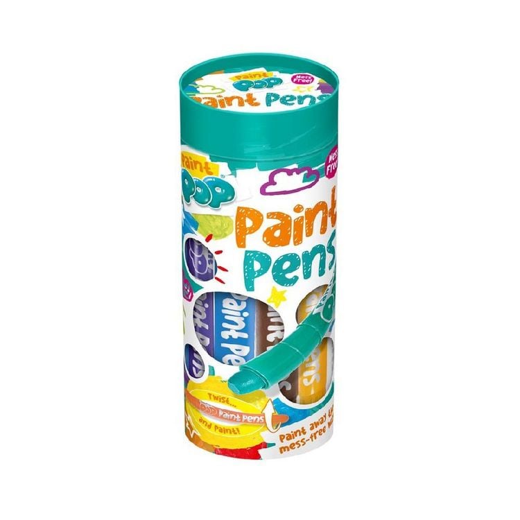 Produktbild: Paint Pop 362205 - Paint Pop: Paint Pens 12-Pack, klassische Farben, Malstifte, Malset
