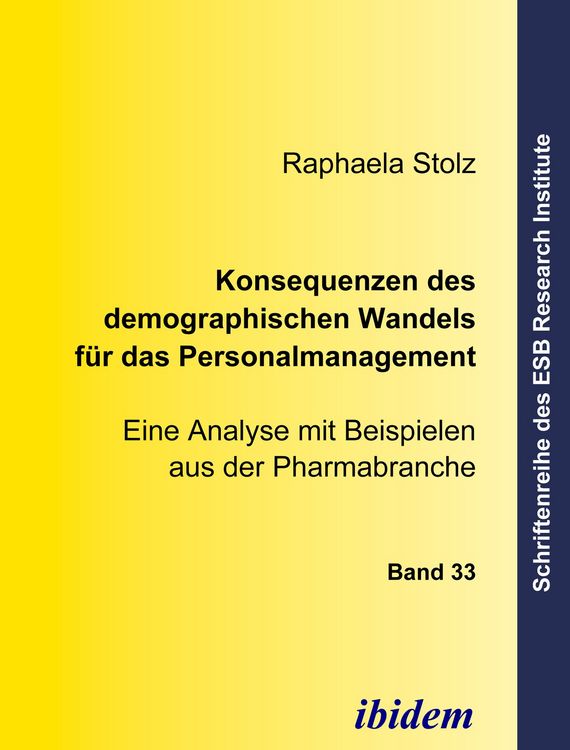 Produktbild: Konsequenzen des demographischen Wandels f&uuml;r das Personalmanagement