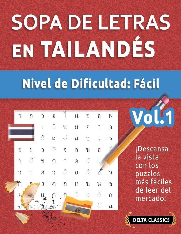 Produktbild: Sopa De Letras En Tailand&eacute;s - Nivel De Dificultad