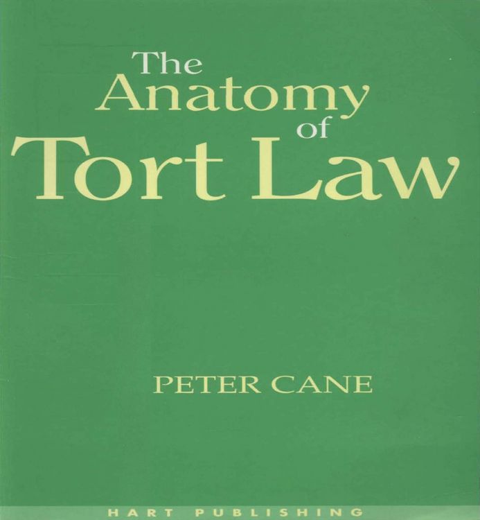 Produktbild: The Anatomy of Tort Law