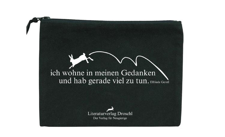 Produktbild: Droschl Bag "ich wohne in meinen Gedanken und hab gerade viel zu tun."