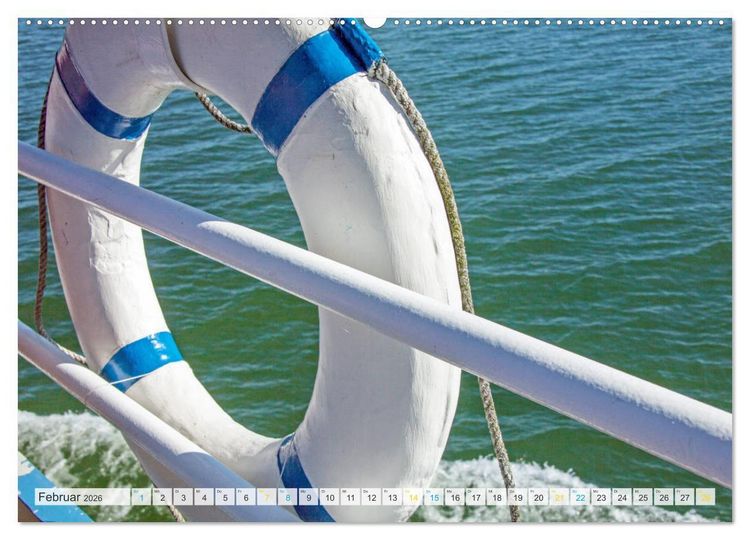 Produktbild: Vom Schiff aus gesehen - Mit dem Dampfer auf dem Ammersee (hochwertiger Premium Wandkalender 2026 DIN A2 quer), Kunstdruck in Hochglanz