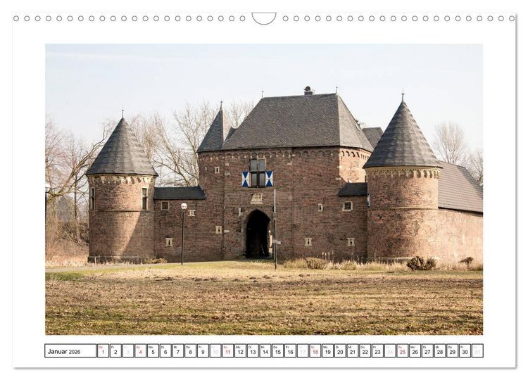 Produktbild: Burgen und Schl&ouml;sser im n&ouml;rdlichen Ruhrgebiet (Wandkalender 2026 DIN A3 quer), CALVENDO Monatskalender
