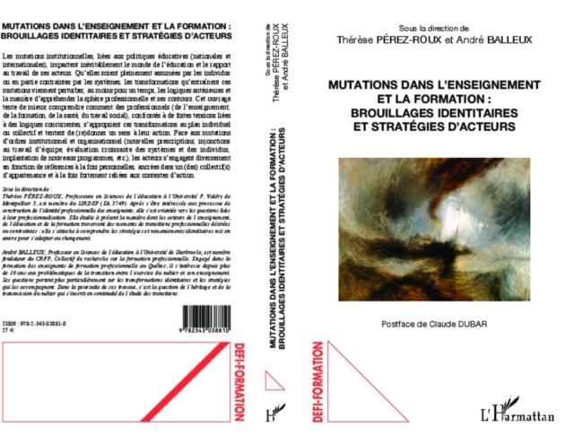Produktbild: Mutations dans l'enseignement et la formation : brouillages identitaires et strategies d'acteurs