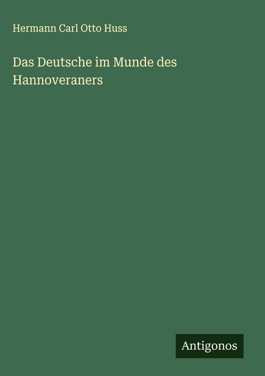 Produktbild: Das Deutsche im Munde des Hannoveraners